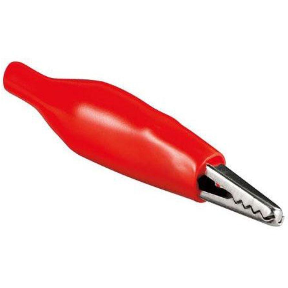Alligator clip red length 32,5 mm