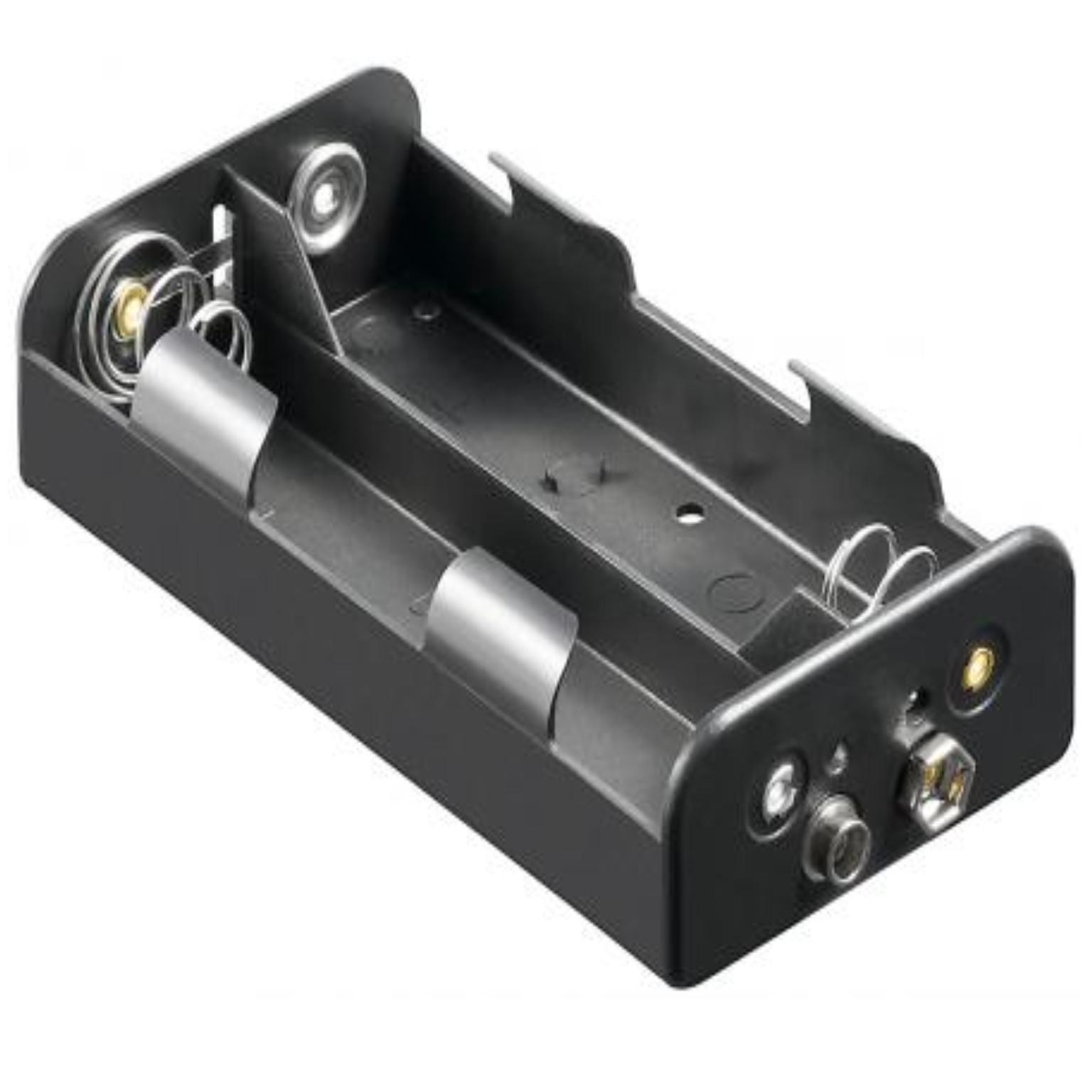 Batterijhouder 3V (2x AA Penlite