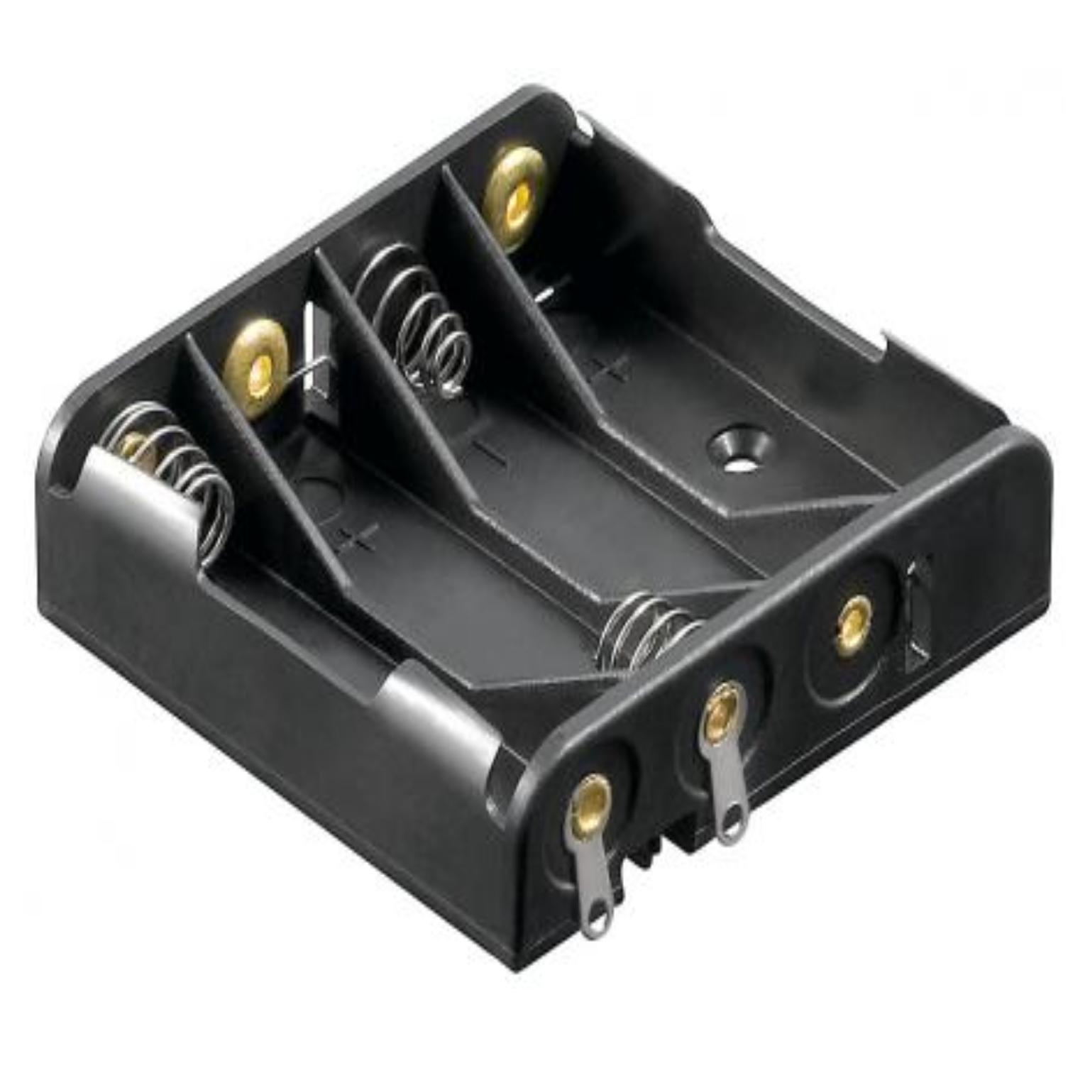 Batterijhouder 4x AA Batterij - 1.5V