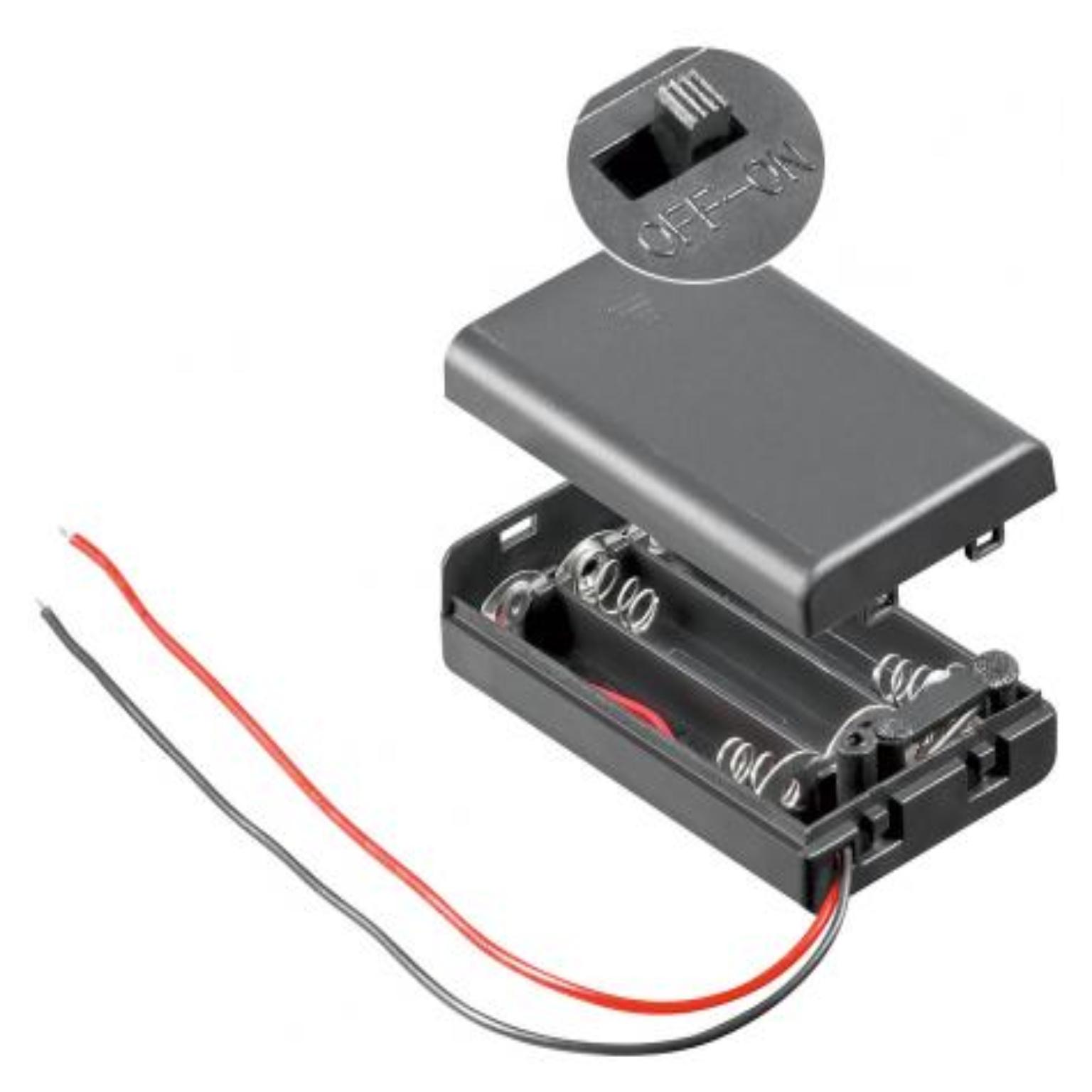 3X Aaa Batterij Houder Goobay goobay kopen in de aanbieding