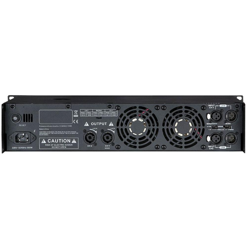 Vonyx VX210 - Complete PA-set Met 4-Kanaals Mixer/Versterker En 2x 10 Full Range Luidsprekers