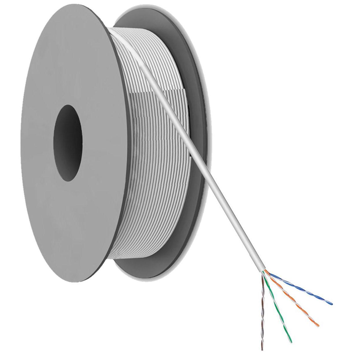 Cat 5e U/UTP netwerkkabel per rol - 100 meter