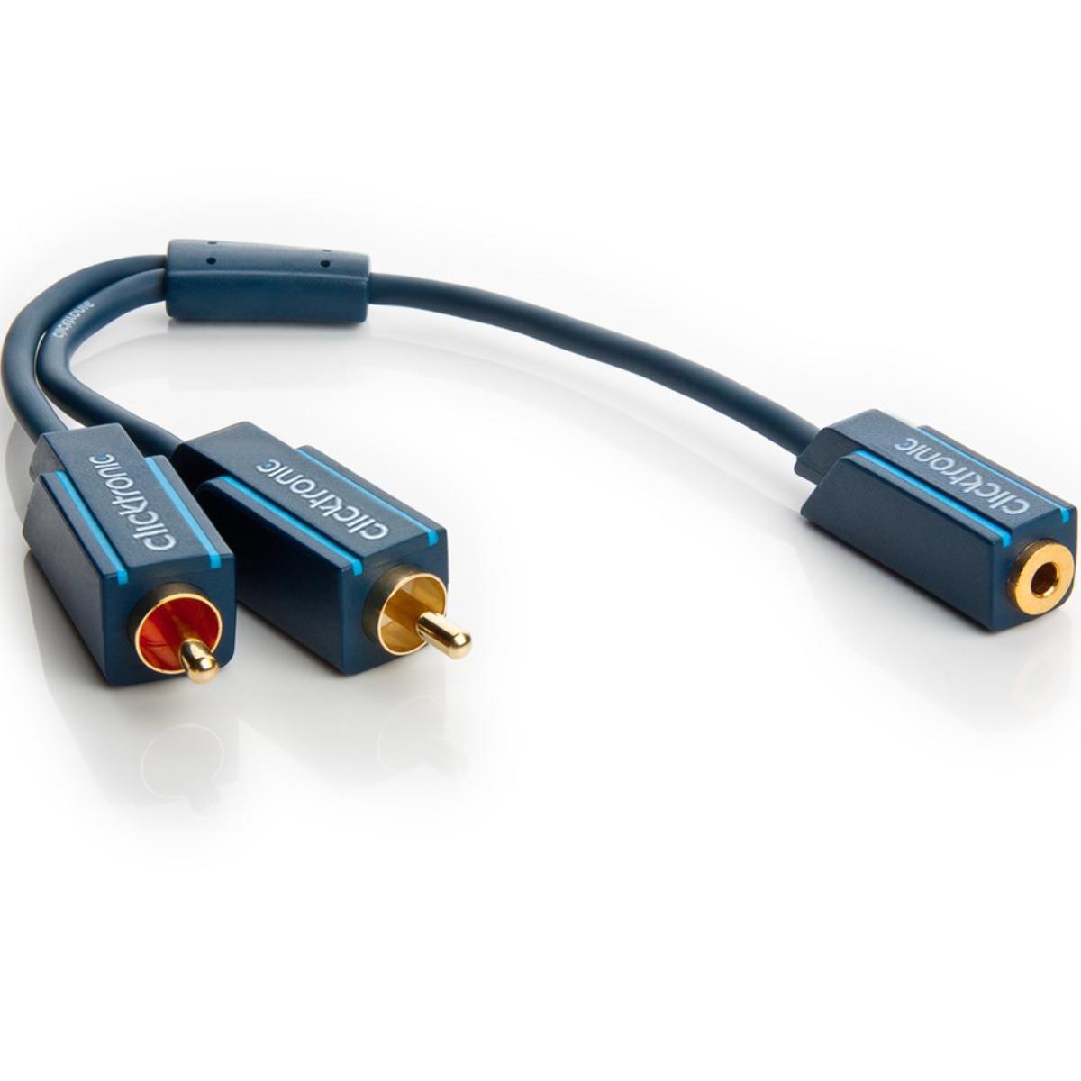 Jack Tulp kabel Clicktronic 0.1 meter