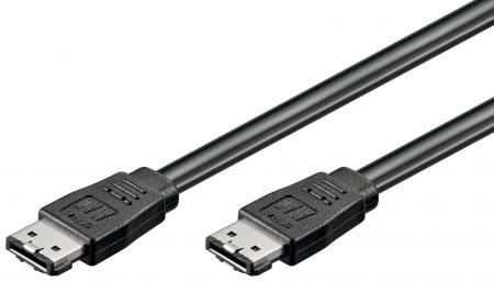 Goobay Hdd Esata Cable 15Gbits 3Gbits 6Gbits I Type Plug goobay kopen in de aanbieding