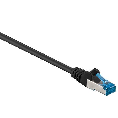 S/FTP kabel - 0.25 meter - Zwart - Goobay