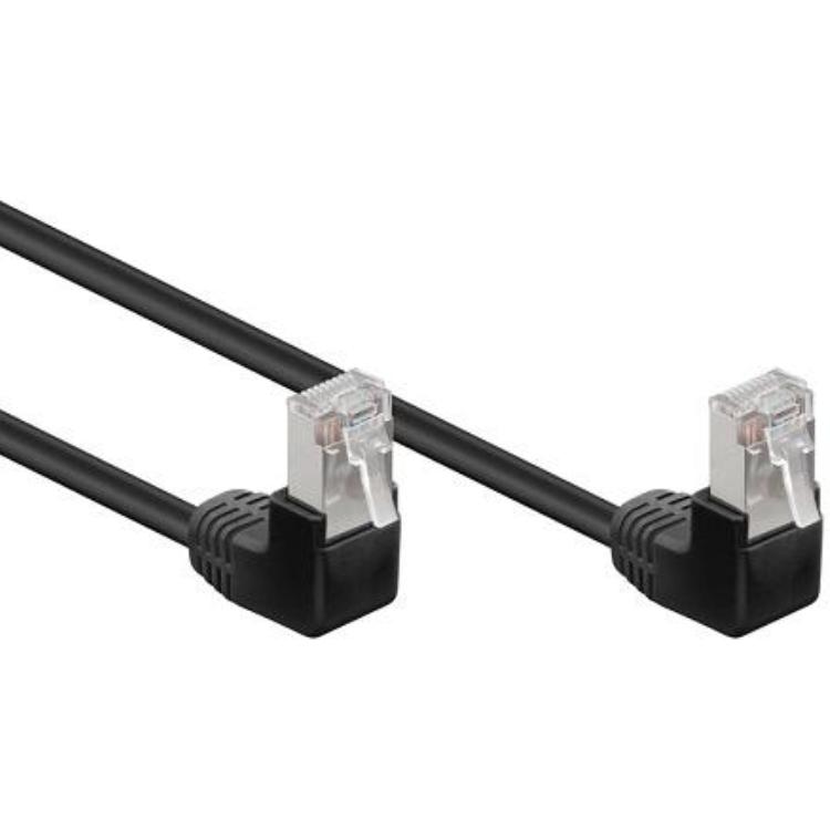 F/UTP netwerkkabel Cat 5e haaks - Goobay