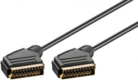 Scart Cable 15 M 21 Pin Connected Plug Goobay goobay kopen in de aanbieding