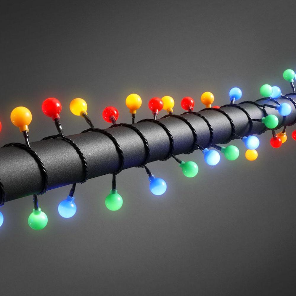 Clusterverlichting - led kerstverlichting buiten en binnen - 80 lampjes - 6.32 meter - multicolor