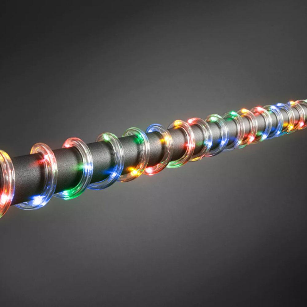 Lichtslang - led kerstverlichting buiten en binnen - 288 lampjes - 18 meter - multicolor - 4x D