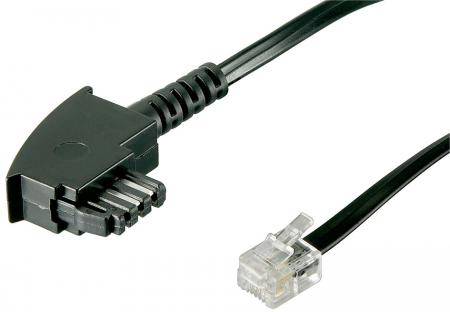 Tae Cable F Plug 6P4C Goobay goobay kopen in de aanbieding