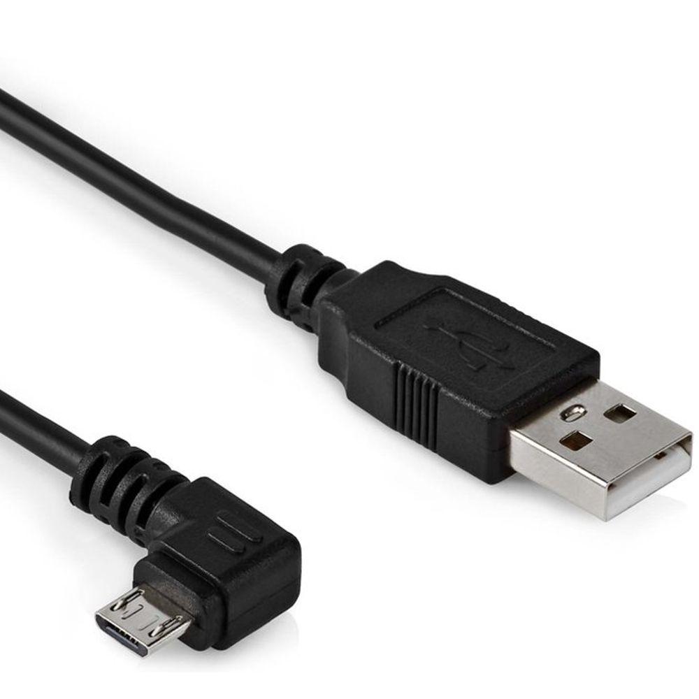 Navigatie USB Kabel - Micro USB Haaks - Goobay