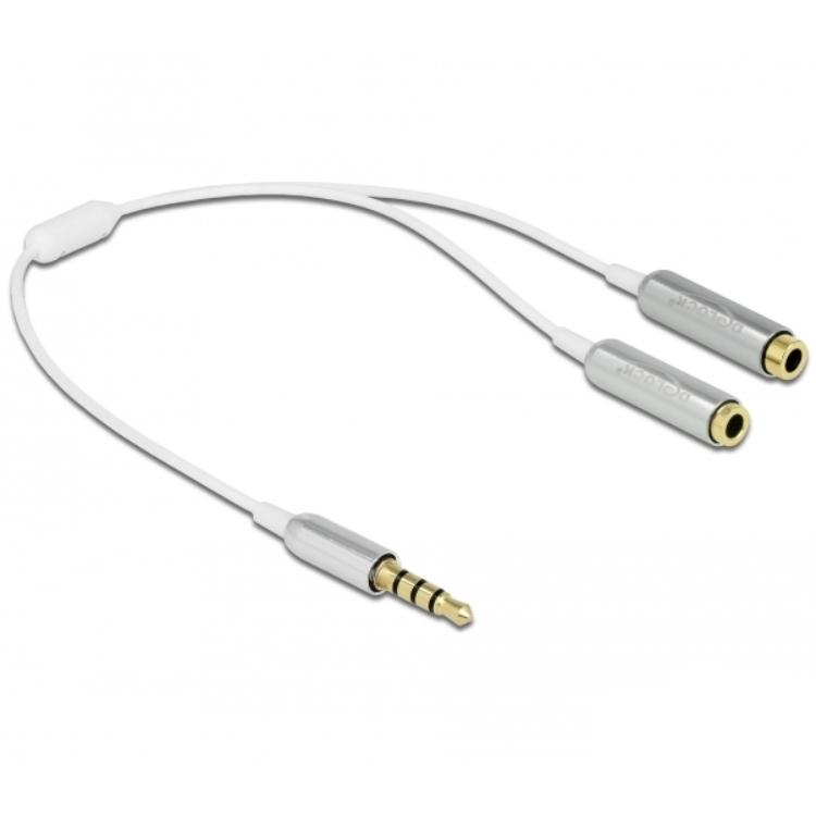 Jack splitter kabel - Delock