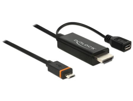 Delock Cable Slimport Mydp Male High Speed Hdmi Usb Micro delock kopen in de aanbieding