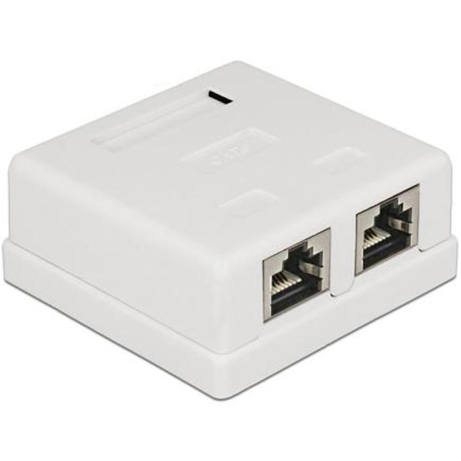 Cat 6 wandcontactdoos - opbouw