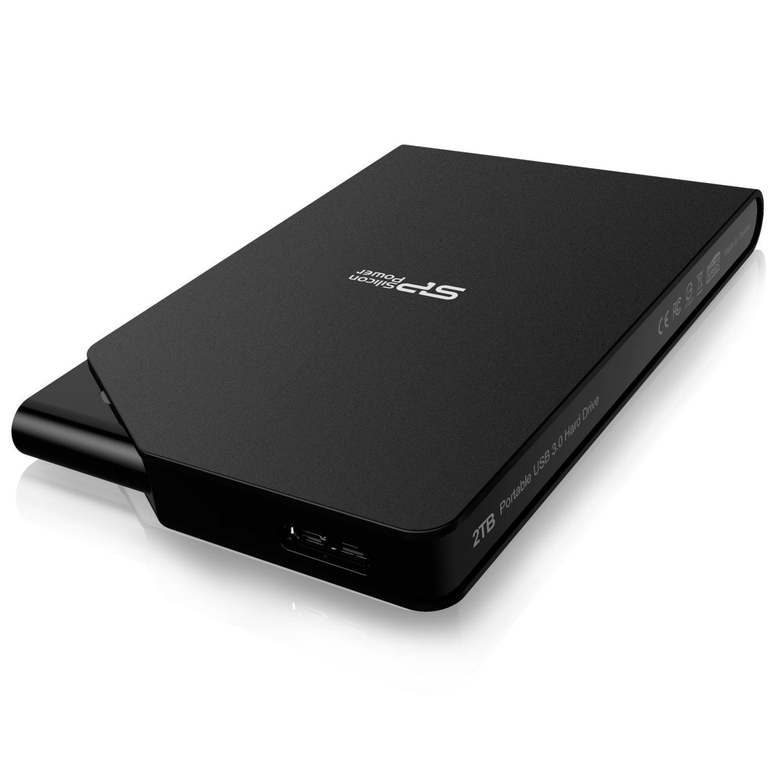 Externe harde schijf 500GB - Merk: Silicon Power 2.5'', Aansluiting: USB 3.0, Opslagcapaciteit: 500 Voeding: USB.