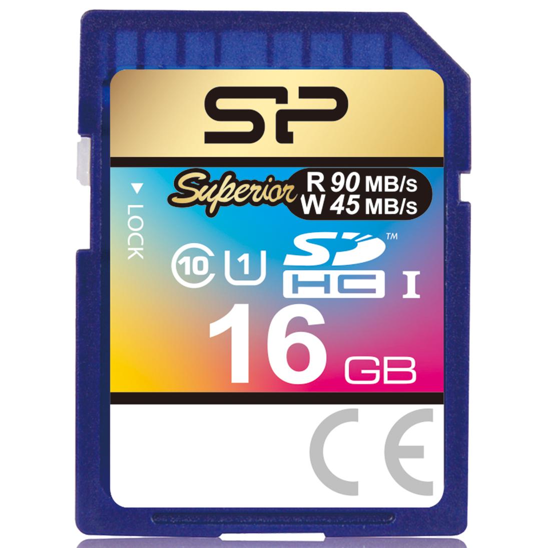 SD kaart - 16 GB - Silicon Power Superior  