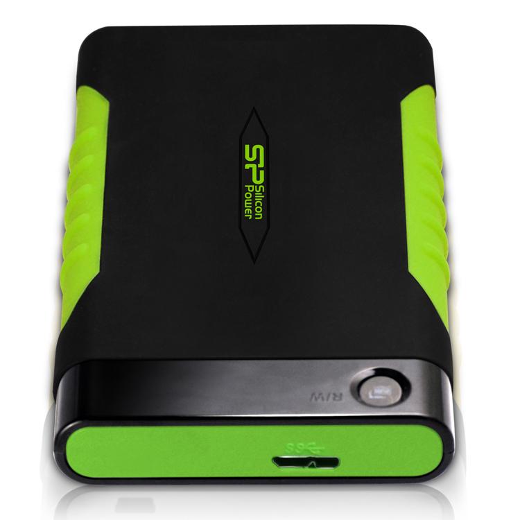 Externe harde schijf 1 TB - Silicon Power A60 2.5'', Aansluiting: USB 3.0, TB, Voeding: USB. Extra: Anti Shock