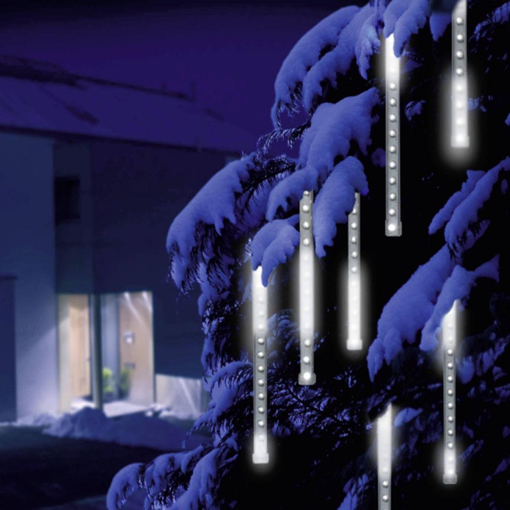 Ijspegelverlichting - led kerstverlichting buiten en binnen - 6 lampjes - 3 meter - warm wit