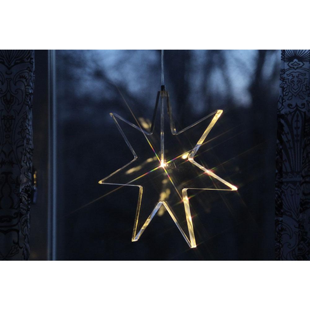 Kerstster Lichtkleur Wit, Type Plexiglas LED, Toepassing Binnen, Aantal Lampjes 1
