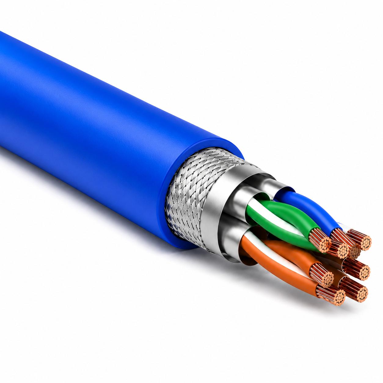 S/FTP kabel - 3 meter - Blauw - Allteq