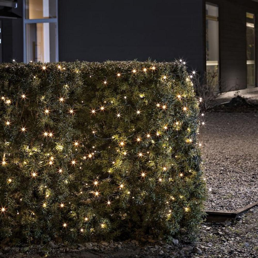 Led lichtsnoer kerstboomverlichting - 240 lampjes - 4x D batterijen - timer en lichtsensor - 23.9 meter - warm wit