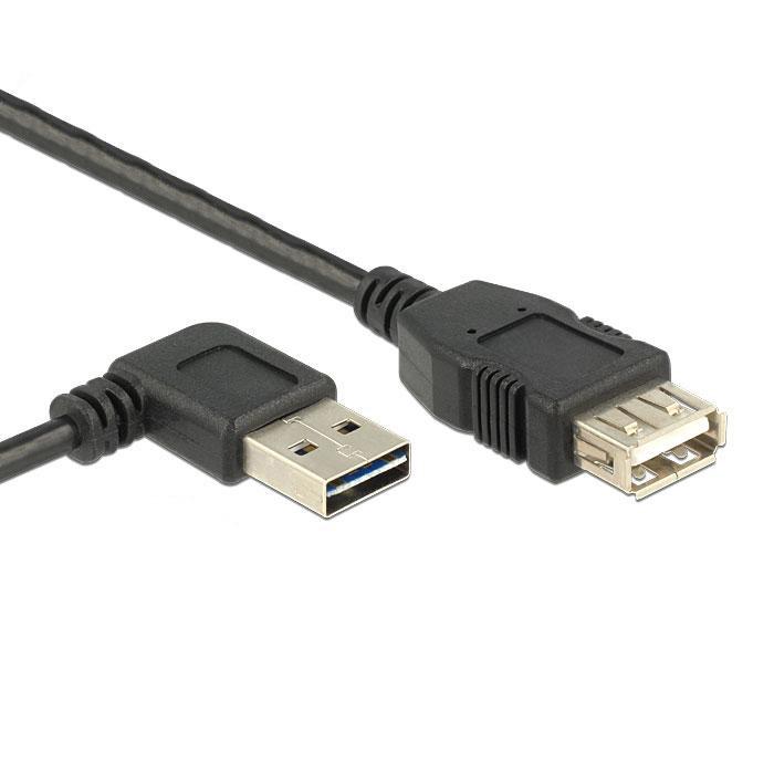 USB 2.0 verlengkabel - haaks - Delock