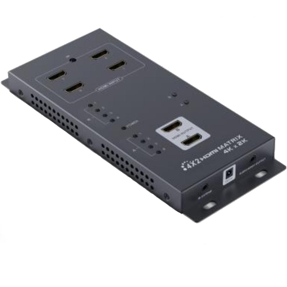 4 naar 2 poorts HDMI 1.4 Matrixschakelaar