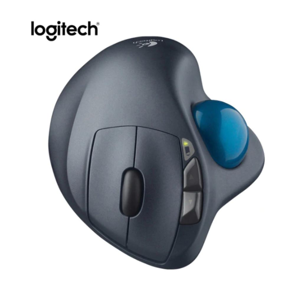 Onbelangrijk Ter ere van buitenaards wezen Trackball muis - Optisch - Merk: Logitech - M570, Type: Draadloos - USB  dongle, Geschikt voor: Rechtshandig, Sensor: BlueTrack, DPI: tot 1.500,  Aantal knoppen: 5, Voeding: 1x AA-batterij (incl.).