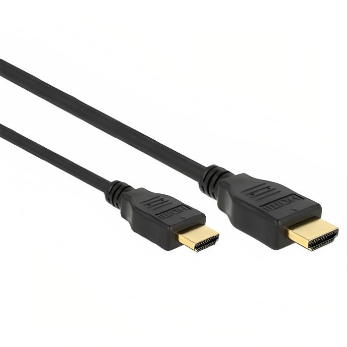 kaart barst programma HDMI kabel - Professioneel - 2 meter - HDMI Kabel - Professioneel, Versie:  1.4 - High Speed met Ethernet, Extra: Geschikt voor 4K@60Hz, Aansluiting 1:  HDMI A male, Aansluiting 2: HDMI A male, Verguld: Ja, Lengte: 2 meter.