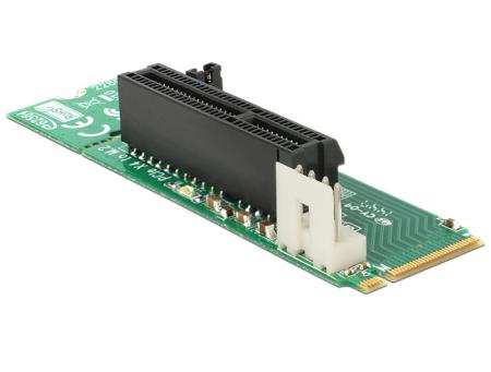 M.2 NGFF naar 4x PCI Express + 4-Polig Molex adapter - Delock