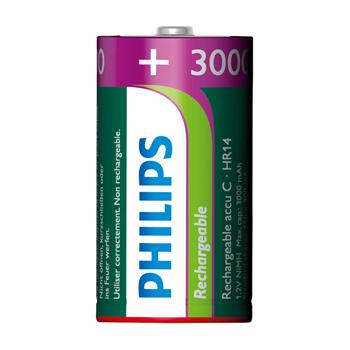 C Batterij - Nimh - Philips