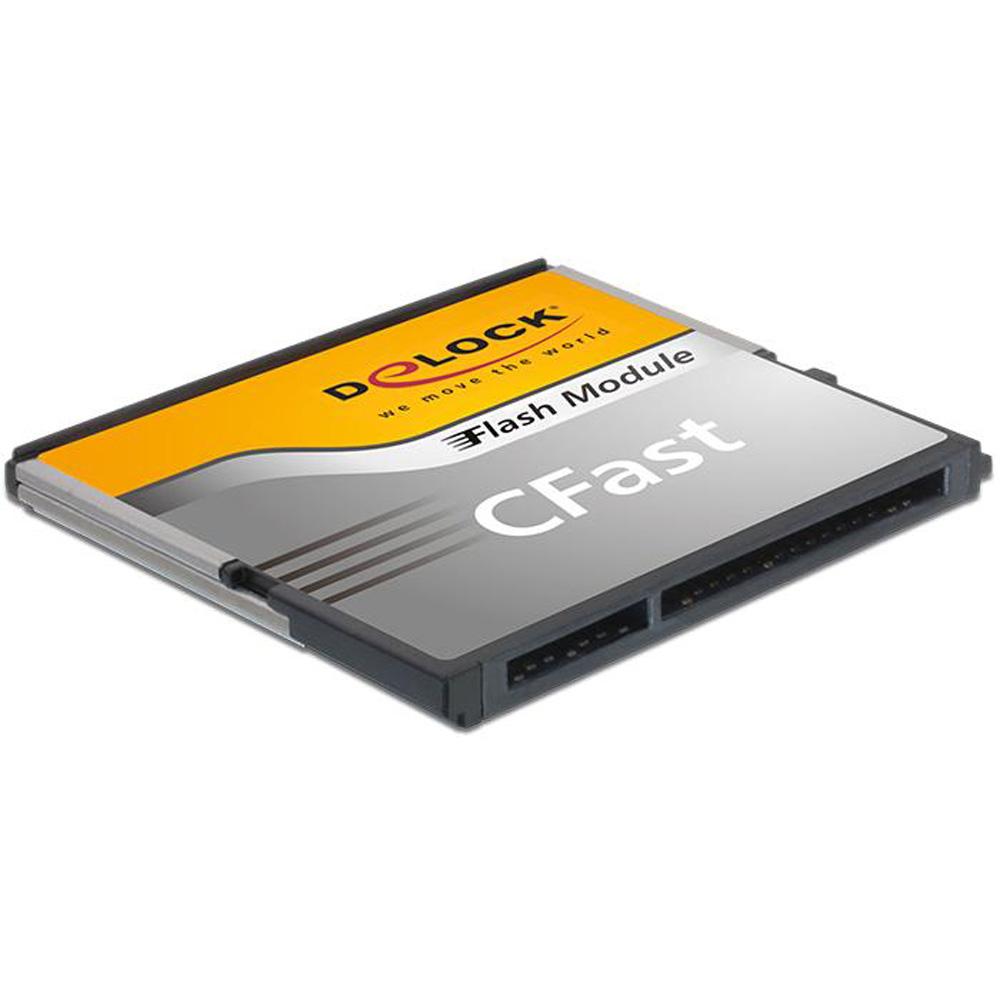 Delock CFast-Card SATA 6 Gb/s 64 GB Typ MLC -40C ~ +85C - Delock