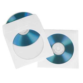 Cd Sleeves Papier Wit 100 Stuks Hama hama kopen in de aanbieding