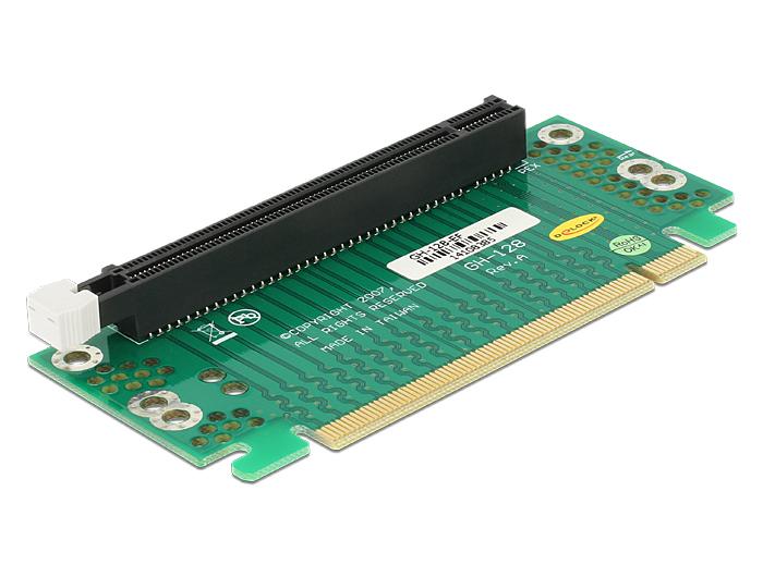 Delock riser kaart PCI Express x16 onder een hoek van 90 rechts voor - Delock