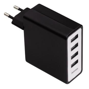 Usb Voedingsadapter Met 4 Poorten 5V51A Hama hama kopen in de aanbieding