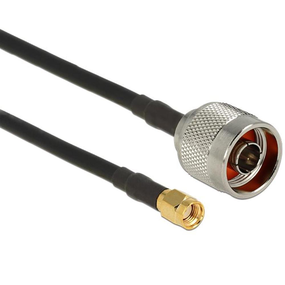 RP-SMA male naar N male kabel – 50 Ohm