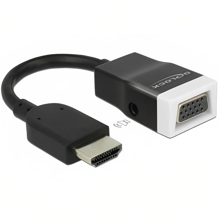 HDMI naar VGA met Audio - Delock