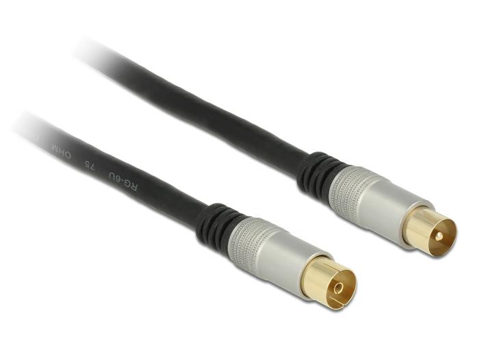 Delock Antennenkabel Iec Stecker Buchse Rg 6Je Quad Shield 1 M delock kopen in de aanbieding Delock Antennenkabel Iec Stecker Buchse Rg 6Je Quad Shield 1 M delock kopen in de aanbieding