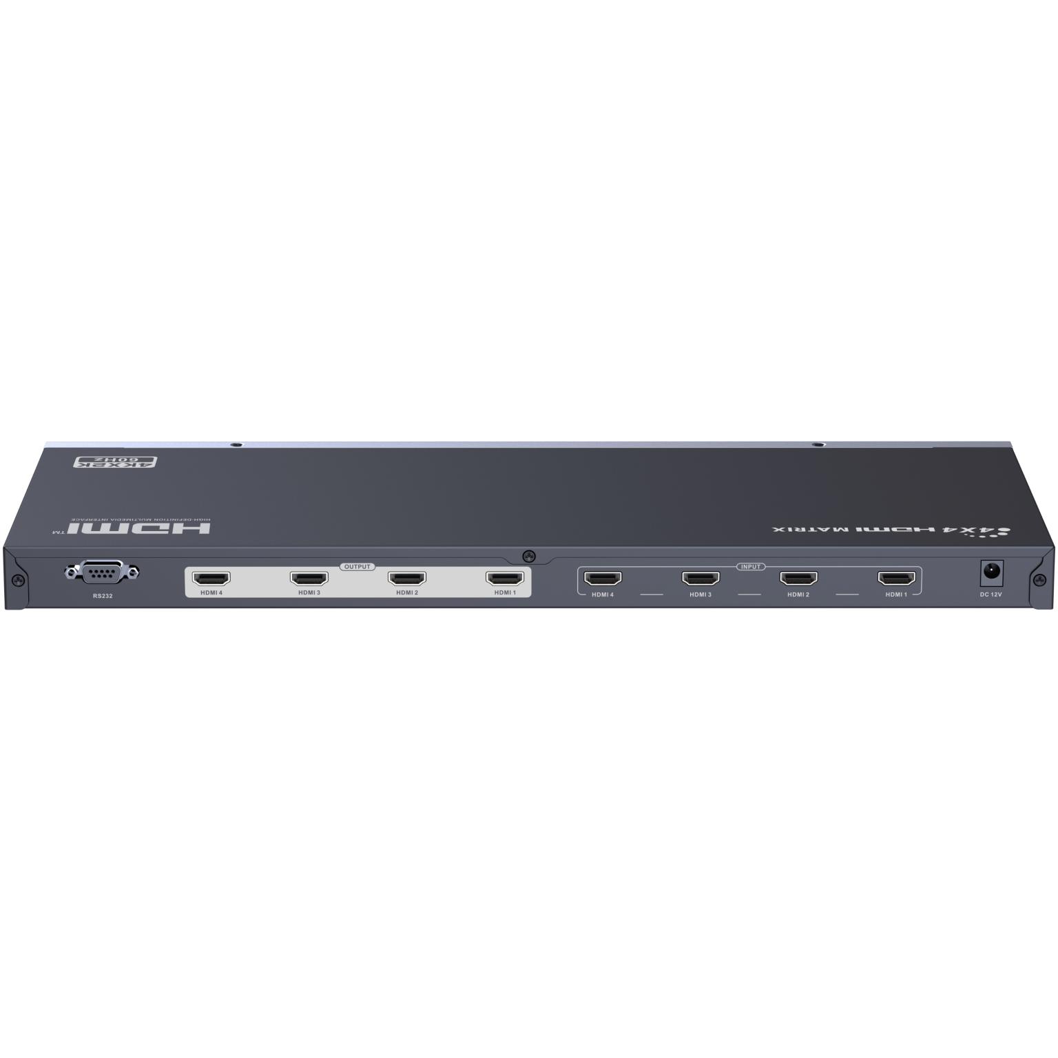 4 naar 4-Poorts HDMI matrixschakelaar