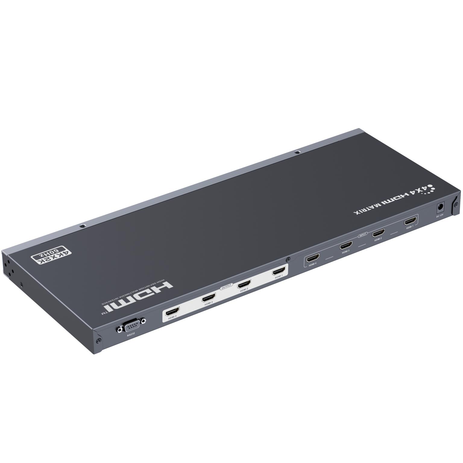 4 naar 4-Poorts HDMI matrixschakelaar