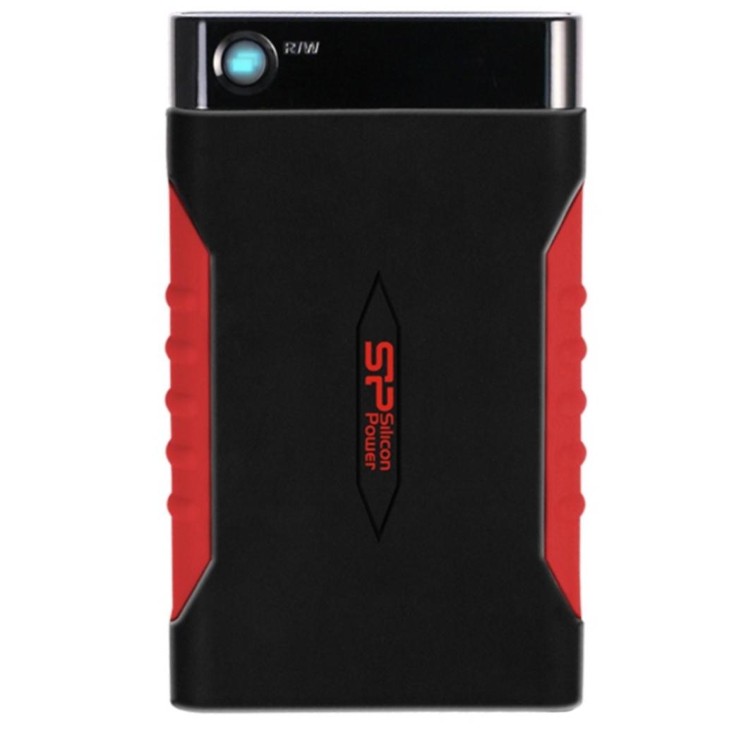 Externe harde schijf - rood - 1 TB - Silicon Power