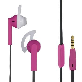 Joy Sport Stereo Earphones Greypink Hama hama kopen in de aanbieding