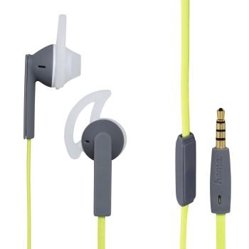 Joy Sport Stereo Earphones Greengrey Hama hama kopen in de aanbieding