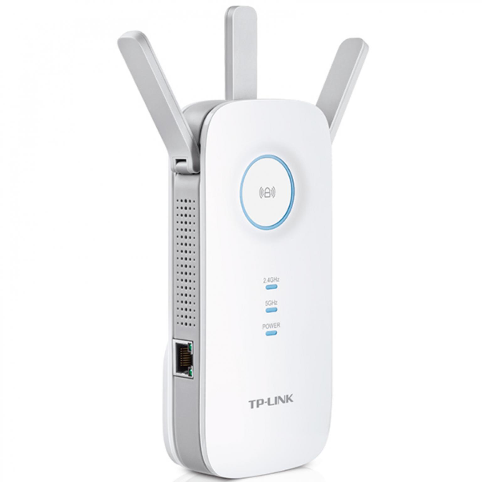 Draadloze WiFi - Draadloze WiFi Versterker, Merk: TP-Link - RE450, Extra: Dual band, Functie: Repeater, Aantal poorten: 1, Frequentieband: 2.4 / 5 GHz, Snelheid 2.4 Tot 450 Mbps, 5 GHz: Tot 1300 Mbps.