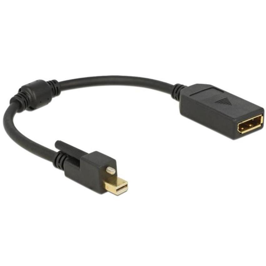 Delock Adapter Mini Displayport 12 Stecker Mit Schraube delock kopen in de aanbieding