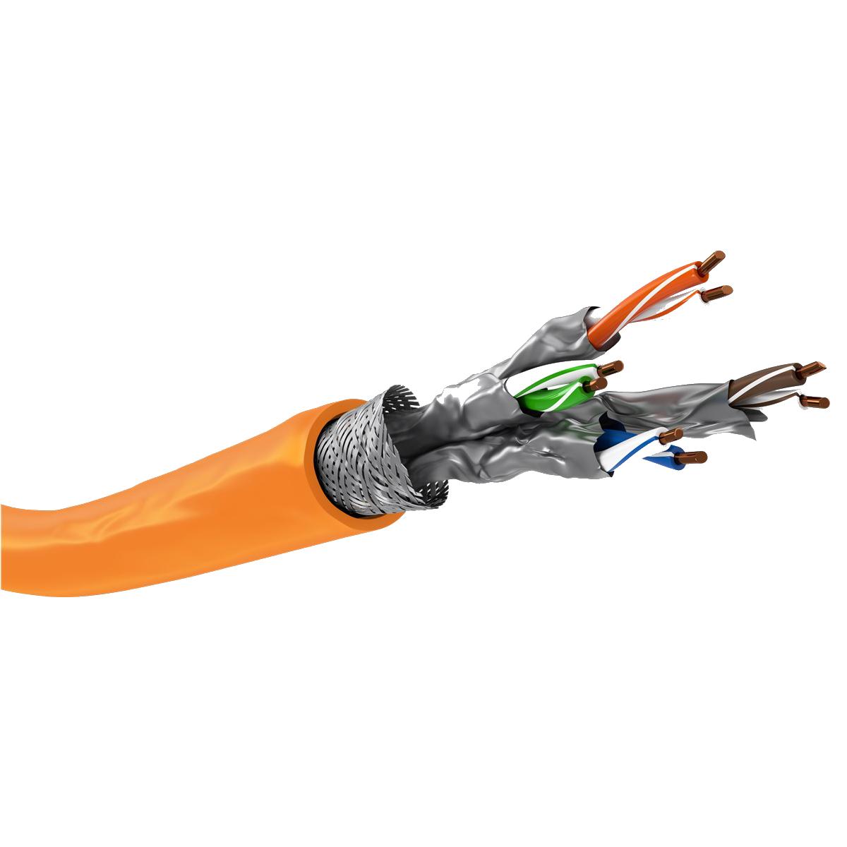 Cat 7a S/FTP netwerkkabel per rol - Goobay