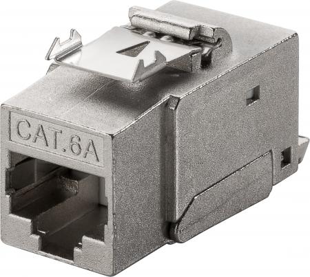 Quality4All Cat 6A Keystone Rj45 Jack Shielded 500Mhz Snap In Can Be Mounted quality4all kopen in de aanbieding