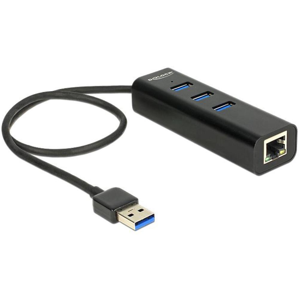 USB Hub met LAN Netwerkadapter