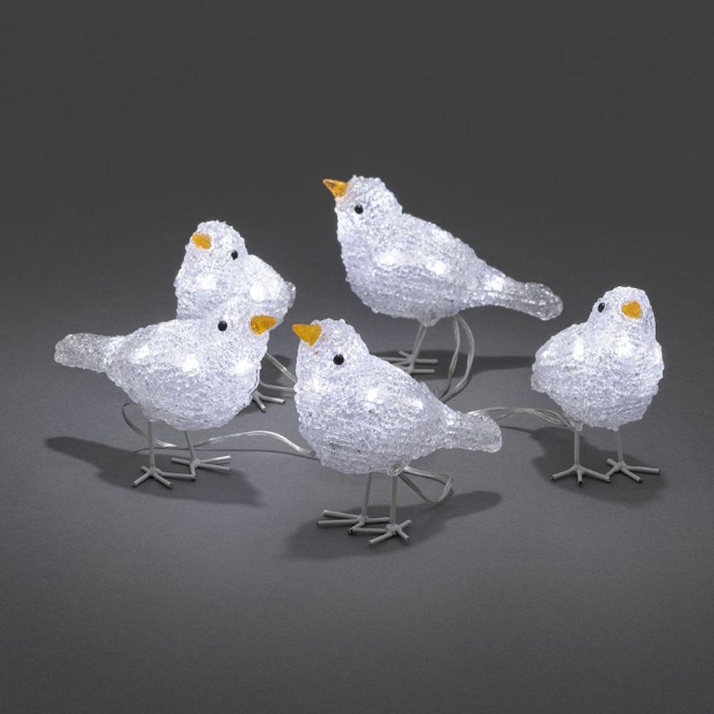 Kerstfiguur Vogels Lichtkleur Koud Wit, Type Led, Aantal Led 40