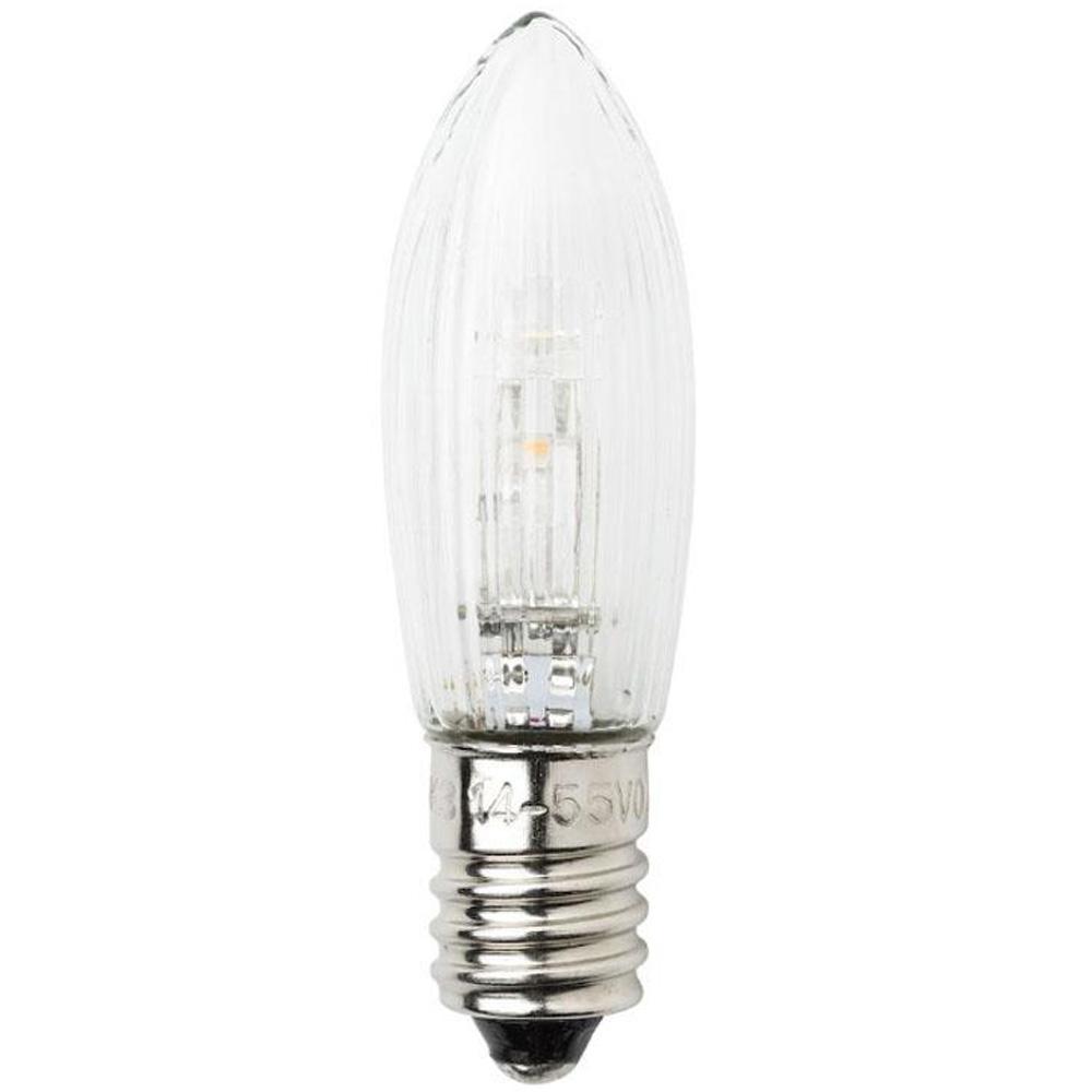  E10 Ledlamp kaars  - 14 - 55 Volt